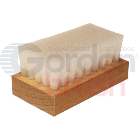 Gordon Brush 0.006 Crimped Pyler Bristle, 2-1/2 x 1-3/8 Wood Block Scrub Brush, PK12 869904